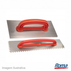 41512 - DESEMPENADEIRA ACO ROMA DENT 12X26 C.PVC
