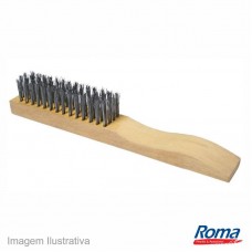 41511 - ESCOVA ACO MAN.ROMA C/CABO MAD.4040