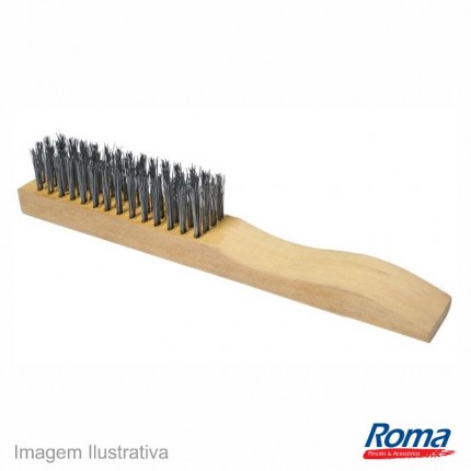 ESCOVA ACO MAN.ROMA C/CABO MAD.4040