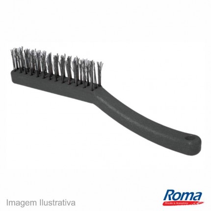 ESCOVA ACO MAN.ROMA C/CABO PVC 3030