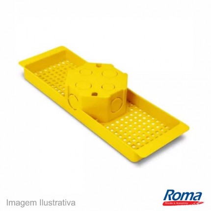 CAIXA LUZ PVC P/LAJE 30CM AM ROMA 6080-4