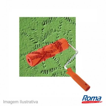 ROLO P/TEXTURA ROMA EMB.18CM(PALMEIRA)