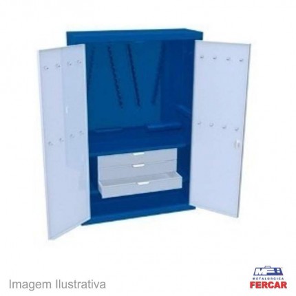 ARMARIO P/FERR.C/2PRAT.GANC.GAVET.N12 FE