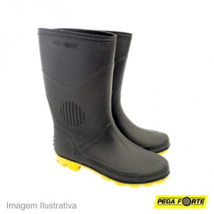 BOTA GRENDENE PT S/MEIA S.AM C.MD 34/35
