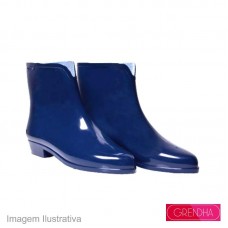 31252 - BOTA GRENDHA AZUL PVC 35