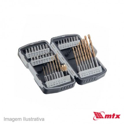 JOGO BROCA/PONTAS MTX 40PC ESTOJ.113229