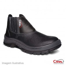 44638 - BOTINA CRIVAL/SUL ELASTICO C/BICO ACO 37