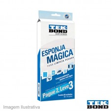 44260 - ESPONJA MAGICA TEKBOND C/03 LIMP.PESADA