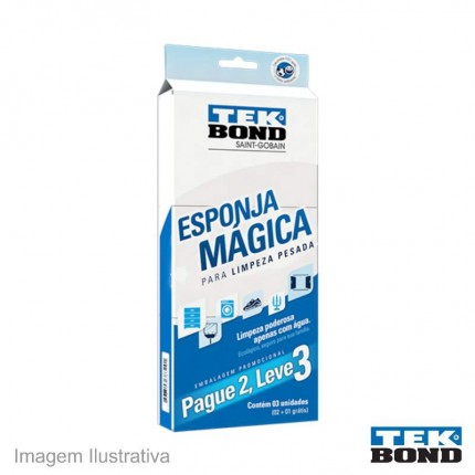 ESPONJA MAGICA TEKBOND C/03 LIMP.PESADA