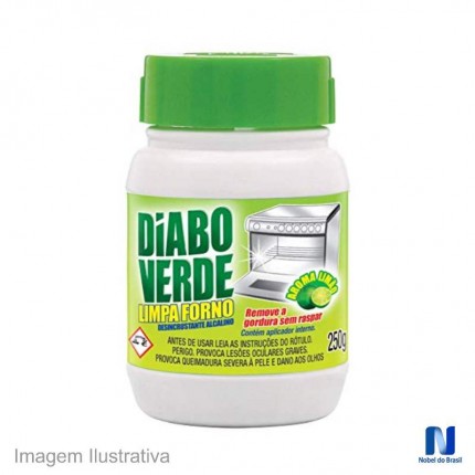 LIMPA FORNO 250GR (DIABO VD) NOBEL LIMAO