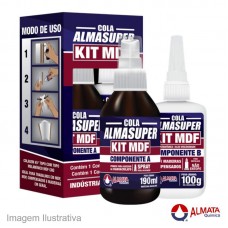 44727 - COLA ALMAFLEX KIT MDF(A.190ML+B.100G)