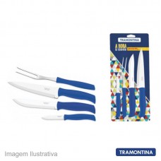 39499 - JOGO DE FACAS C/04PC TRAM.23098/198 AZ