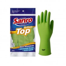 02186 - LUVA LATEX SANRO FOR.TOP VD GD