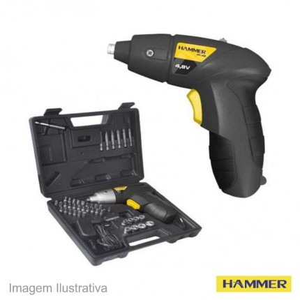 PARAFUSADEIRA 4,8V HAMMER PF-48K MAL/ACE