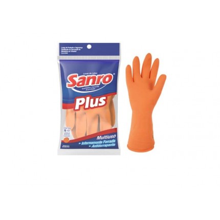 LUVA LATEX SANRO PLUS GD