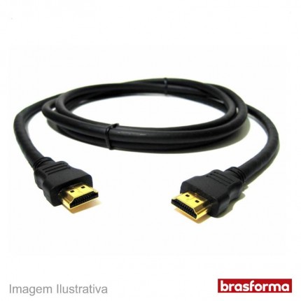 CABO P/AUD/VID.HDMI 02M BRASFORMA