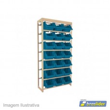 35572 - ESTANTE METAL P/GAVETEIRO 21/7 BRASLIDER