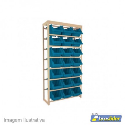 ESTANTE METAL P/GAVETEIRO 21/7 BRASLIDER