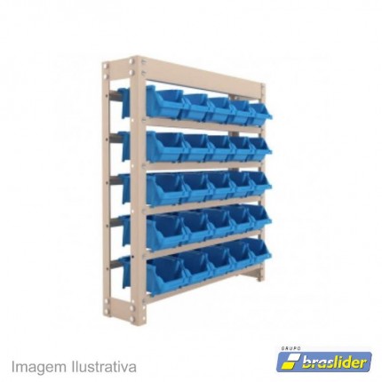 ESTANTE METAL P/GAVETEIRO 25/3 BRASLIDER