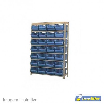 ESTANTE METAL P/GAVETEIRO 28/7 BRASLIDER
