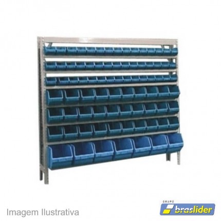 ESTANTE METAL P/GAVETEIRO 82/M BRASLIDER