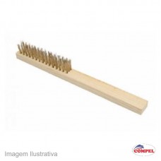 29325 - ESCOVA ACO MANUAL COMPEL C/CABO MAD.2022