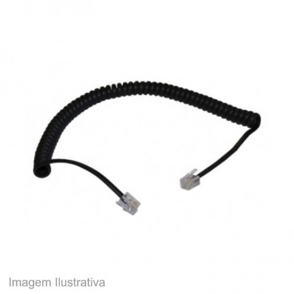 CABO JACK+JACK ESPIRAL 2M PRETO