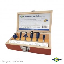 44856 - FRESAS P/TUPIA BRASFORT JG C/06 7893