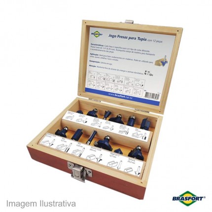 FRESAS P/TUPIA BRASFORT JG C/12 7894