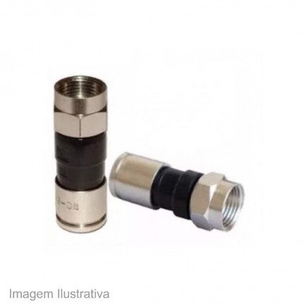 CONECTOR P/CB COAX.RG59 DE COMPRES.C/10