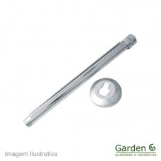 23744 - BRACO P/CHUV.ALUM.POLID.30CM GARDEN AL