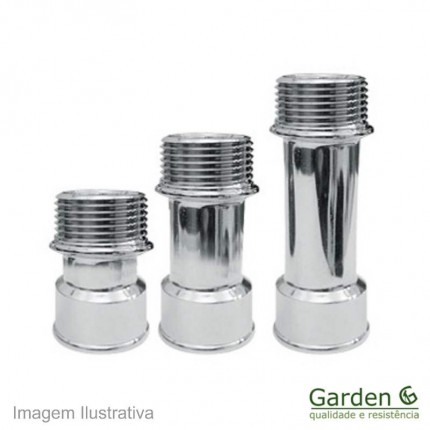 EXTENSAO CROMADA C 1/2 GARDEN 11850E