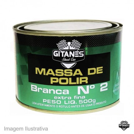 MASSA P/POLIR N.2 AUTOMOT. GITANES 500GR