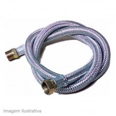 44910 - MANGUEIRA P/GAS MALH.ACO COLI.M/F 1,20M