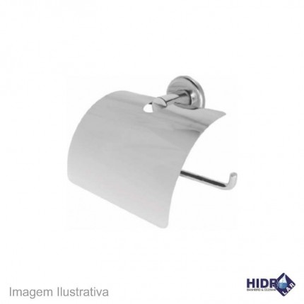 PORTA PAPEL COM TAMPA HIDROLAR