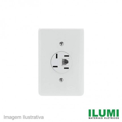 ILUMI STYLUS 1TOMADA C/PL.TEL.MOD.(2551)