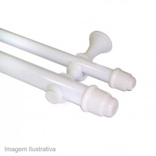 39012 - VARAO P/CORT. 19MM DUPLO 02,0M BRANC(2P)