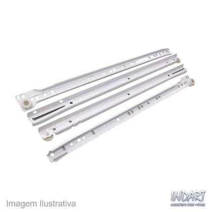 CORREDICA P/MOV.300MM 8300-1 BRANCO INDA