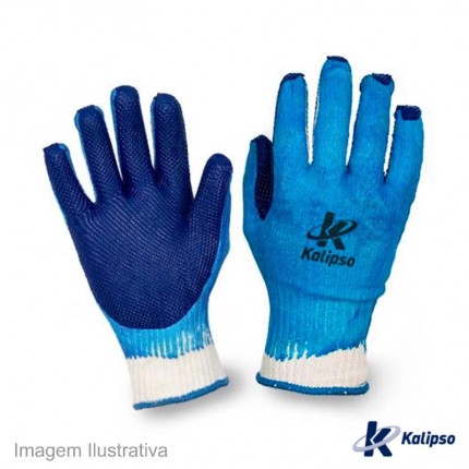 LUVA PANO KALIPSO EMB.BLUEGRIP 8/M
