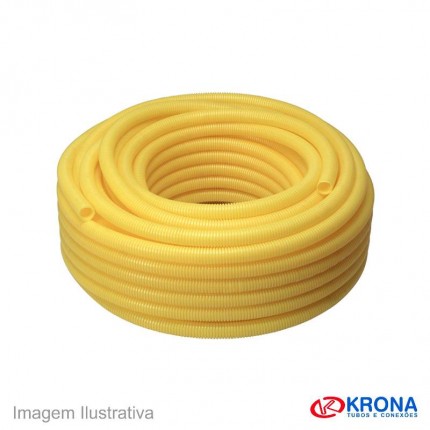 CONDUITE PVC CORRUG.AM 3/4 50M KRONA