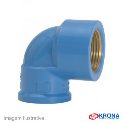 KRONA COTOVELO AZUL LISO/ROS.3/4 (UNI)