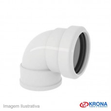 31434 - KRONA COTOVELO ESGOTO 040X90 C/ANEL C/25
