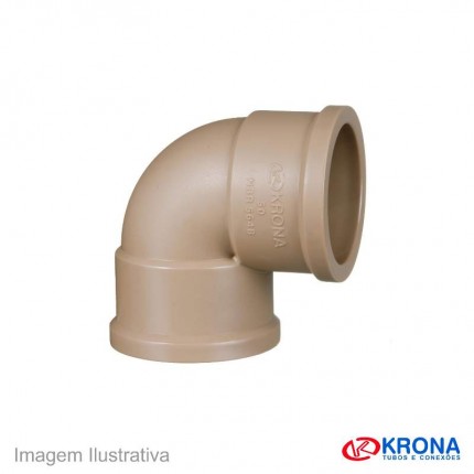 KRONA COTOVELO LISO 1.1/2X90 C/25