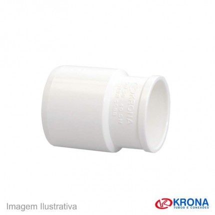 KRONA LUVA ESGOTO 050X040MM RED.C/25
