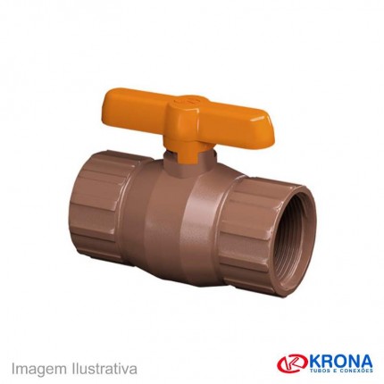 REGISTRO PVC KRONA ESF.ROSC.25MM