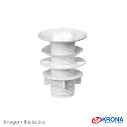 VALVULA LAVAT.PVC KRONA S/LAD.BR V8