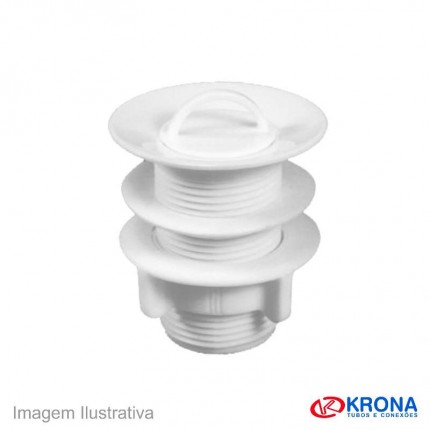 VALVULA PIA PVC KRONA BR S/UNHO V2
