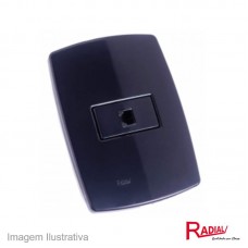 45067 - RADIAL P.NEGRA 1 TOM.TEL.RJ11 2V PT 5001