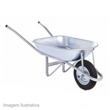 43955 - CARRINHO MAO PNEU CAM.MAESTRO 45L GALV.