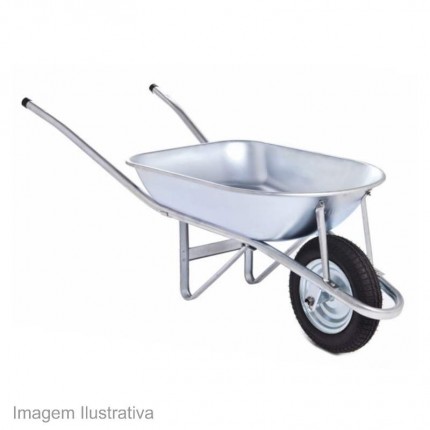 CARRINHO MAO PNEU CAM.MAESTRO 45L GALV.